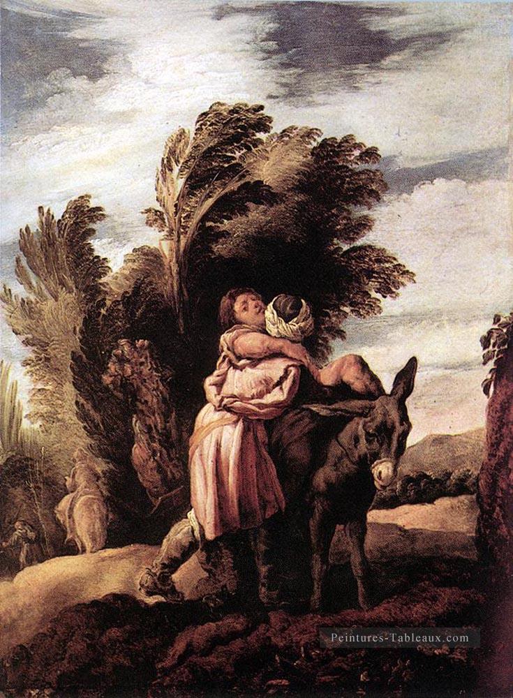 Parabole des bonnes figures baroques samaritaines Domenico Fetti Peintures à l'huile